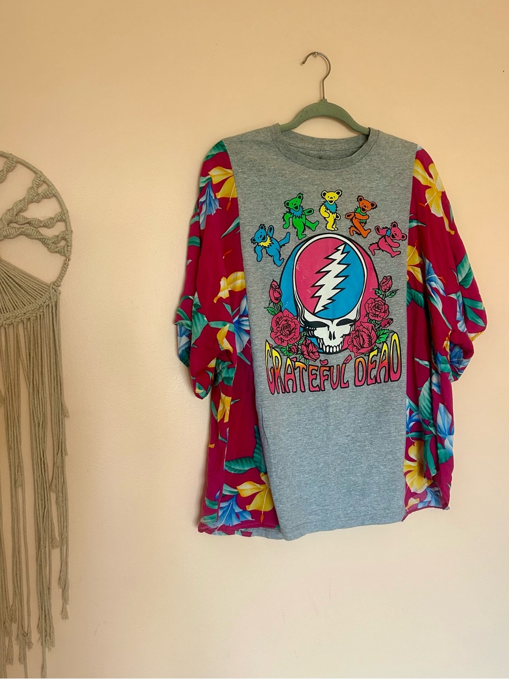 Upcycled Grateful Dead Box Top